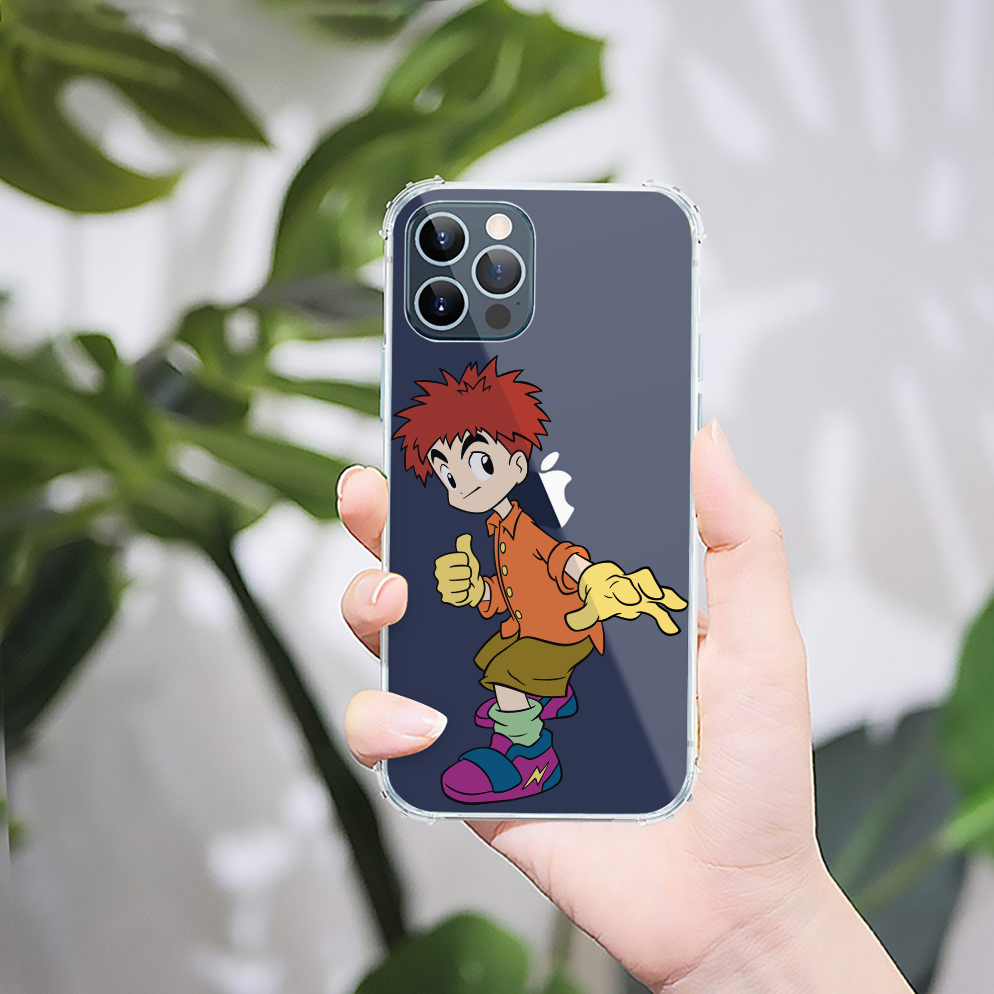 （画像用） Digimon デジタルモンスター/デジモン 【iPhone 12シリーズ対応】透明スマホケース（クリアソフトケース）